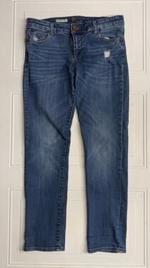 Kut from the Kloth Womens Sz 8 Catherine Boyfriend Straight Blue Denim Jeans